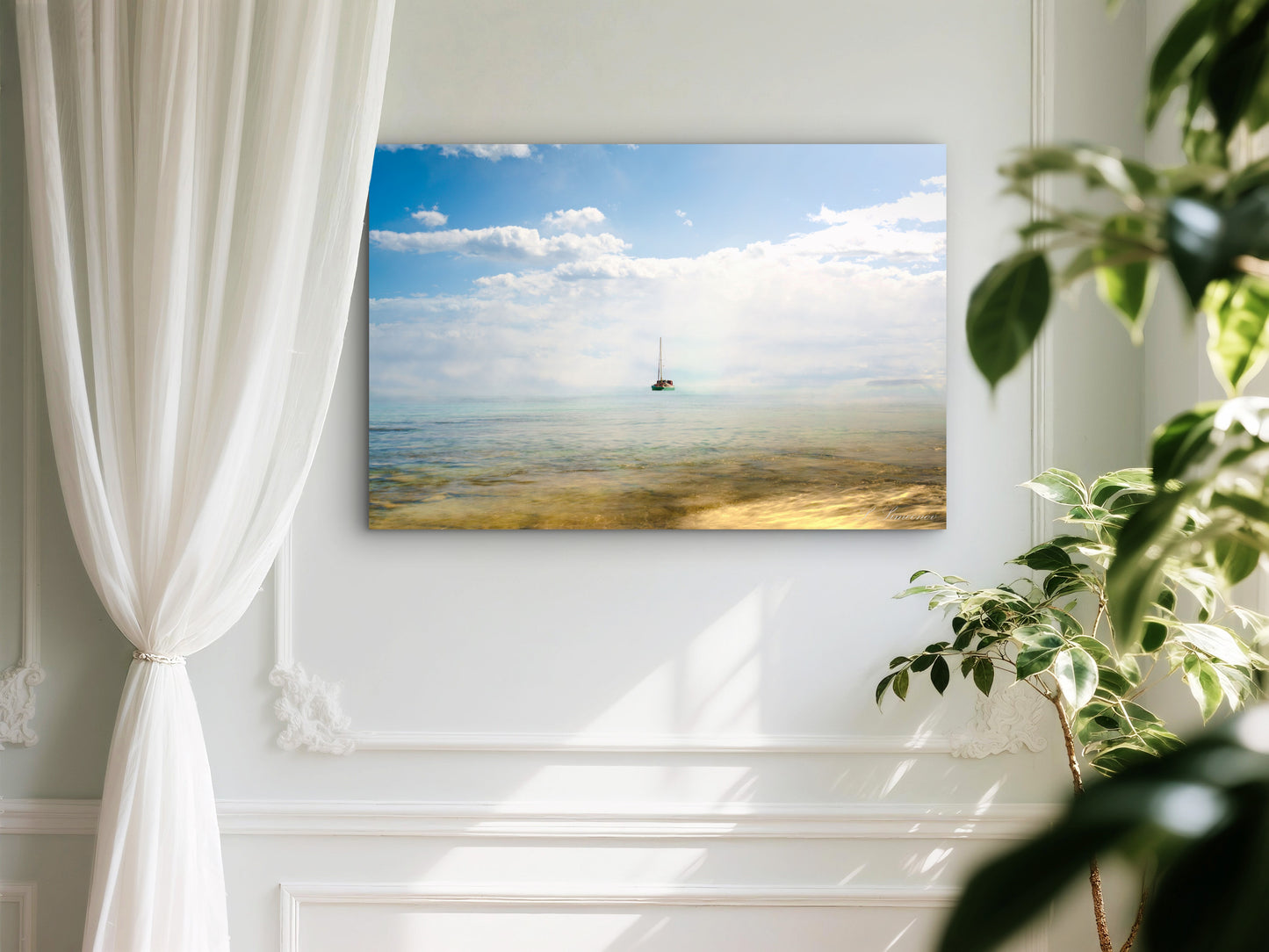 A Lonely Sailboat