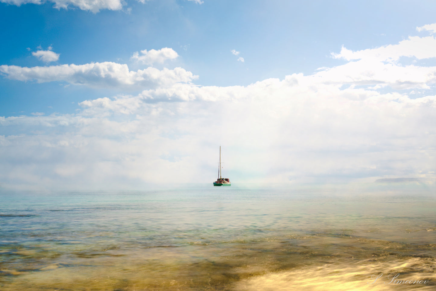 A Lonely Sailboat